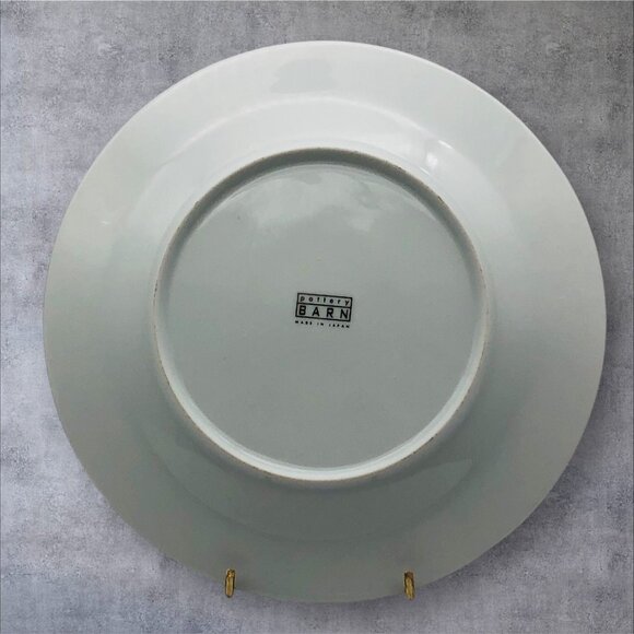 Pottery Barn Laughter 8.5" Salad Plate Grapes Dragonfly Text Design Replacement - Picture 2 of 4